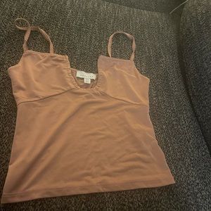 Topshop top size 2 US only worn once in Rosie pink color